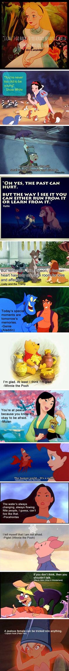 Wise sayings from Disney.